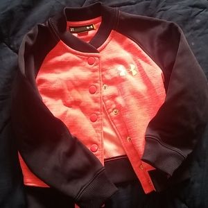 UA pink and navy toddler jacket